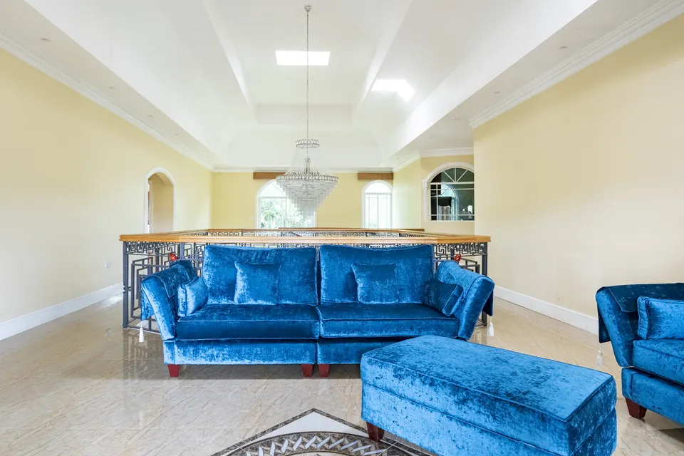 The sitting area on the third floor