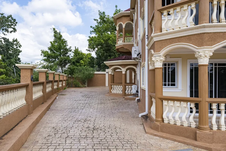 Side View of the Villa